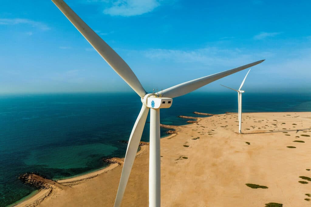 45-megawatt (MW) Wind Farm located on Sir Bani Yas Island in Abu Dhabi, UAE