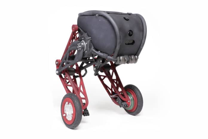 Two-wheeled jumping robot Ascento designed for uneven surfaces.