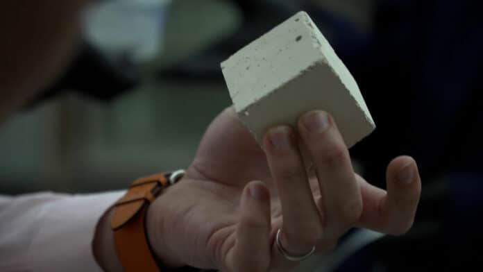 Biogenic limestone-based cement promises carbon-zero buildings.