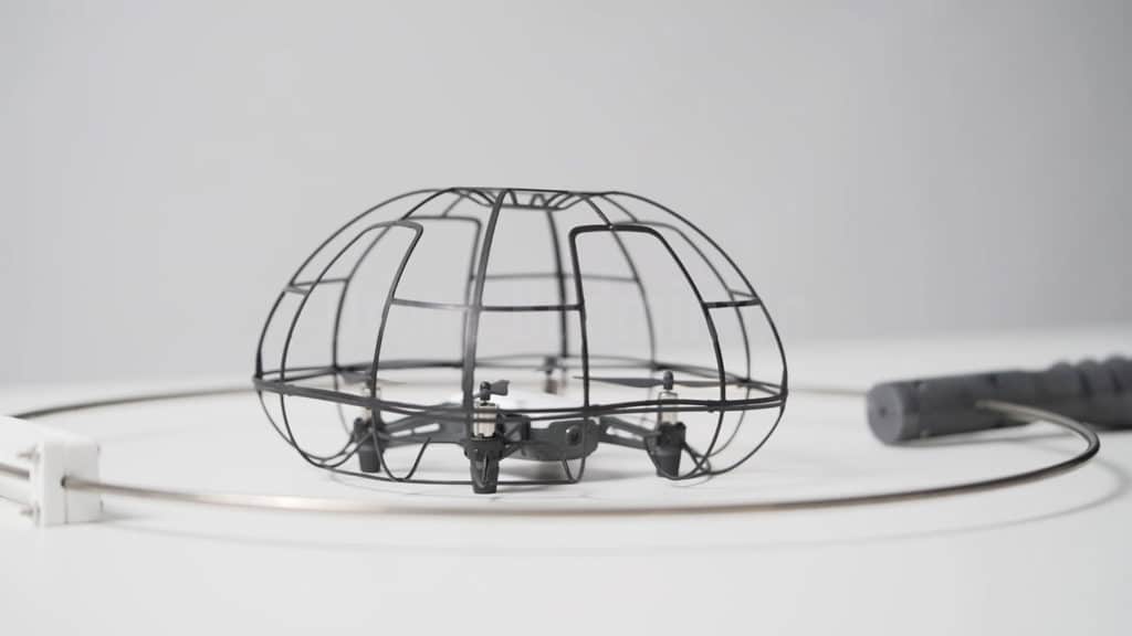 Drone Badminton uses a noisy drone as a ball that is large enough, can adjust its speed.