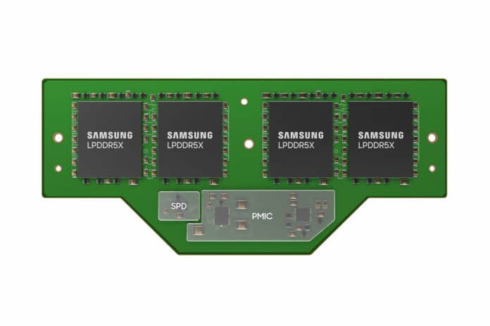 LPCAMM Memory Module.