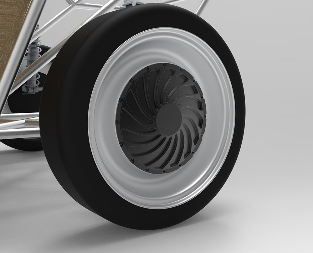 Luca will utilize in-wheel motors.