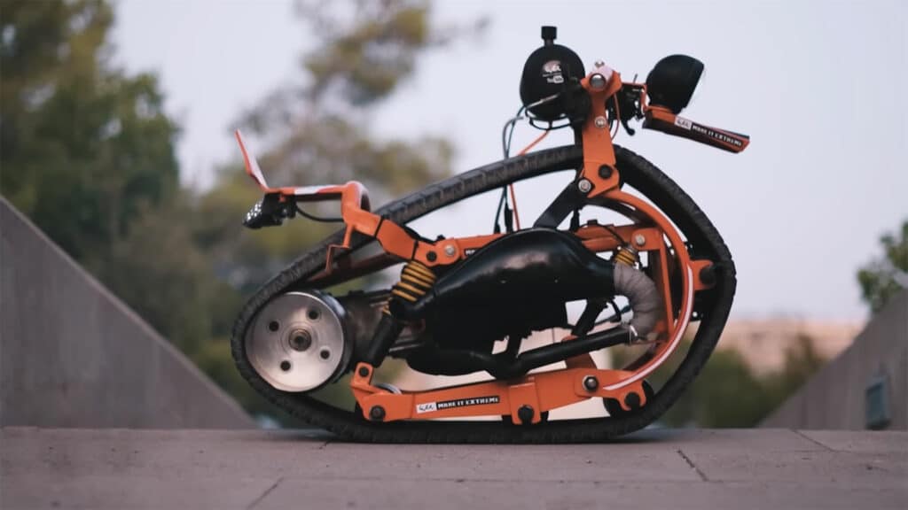 Make It Extreme's Monotrack bike