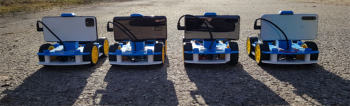 The presented approach is robust across different smartphones and robot bodies.