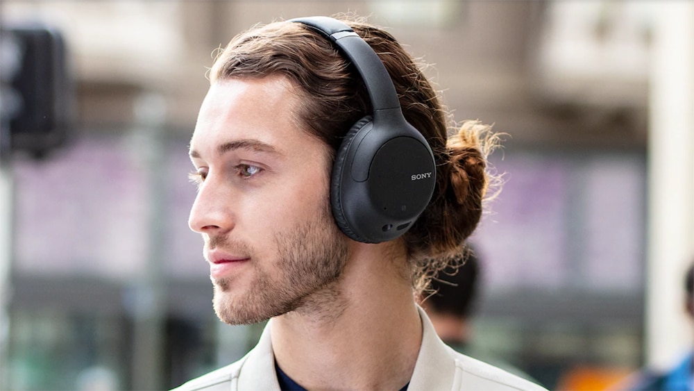 Sony WH-CH710N with active noise cancellation.