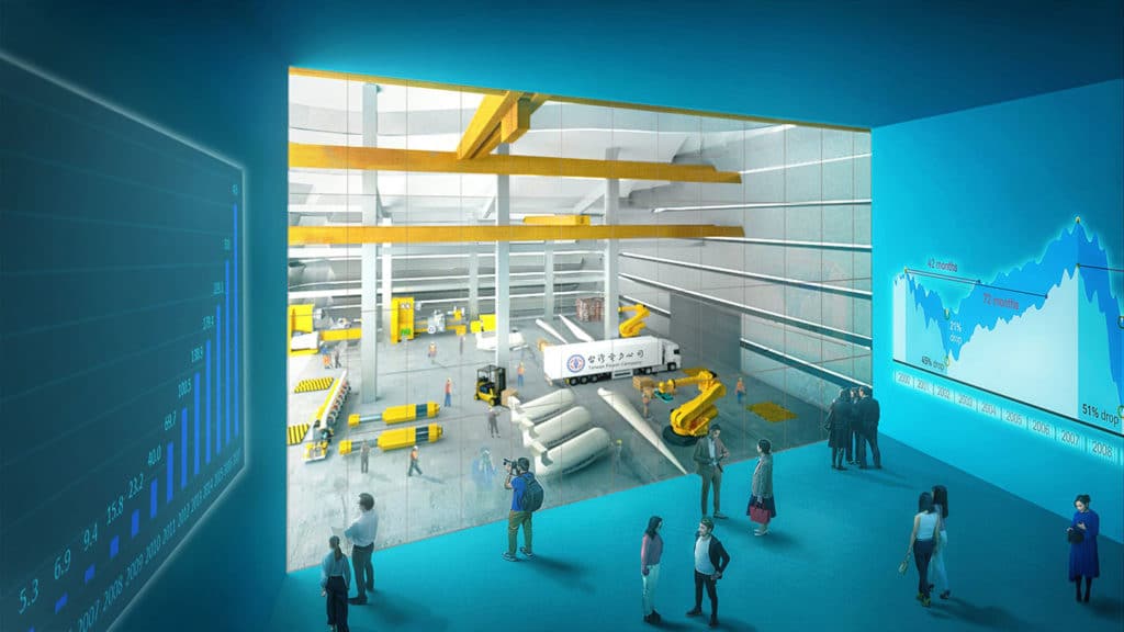 The Sun Rock building interior.