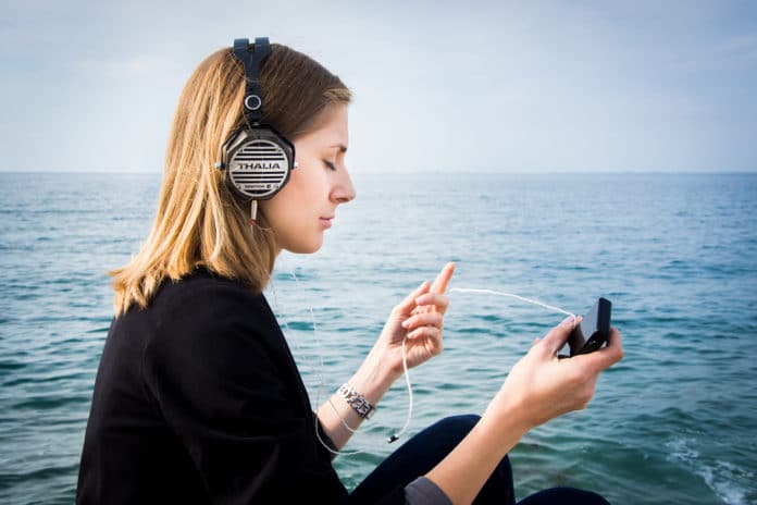 These are the portable on-ear headphones which enable you to get up and go. Credit: Erzetich