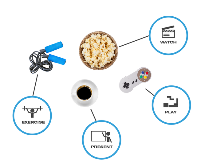 Watch your favorite content on the big screen.