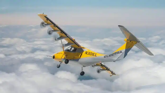 Electra eSTOL flight.