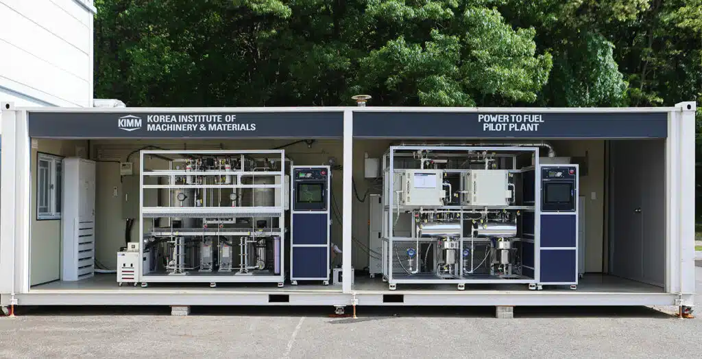 Electrofuel production pilot plant.