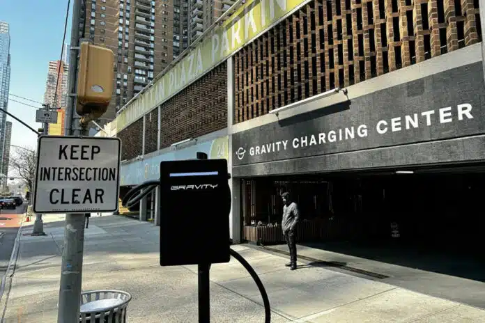 Gravity's new EV charger delivers 960mph charging speed.