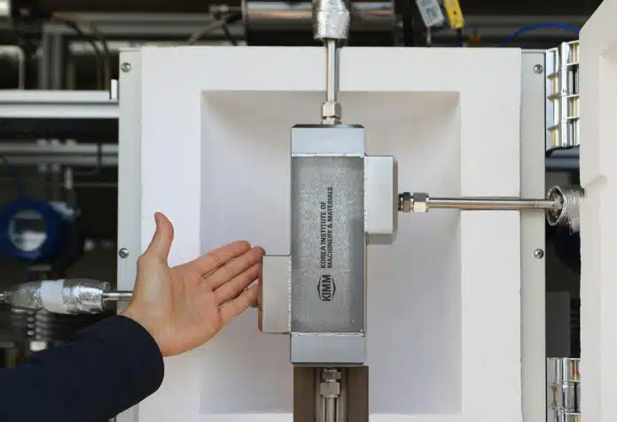 Prototype of the microchannel reactor.