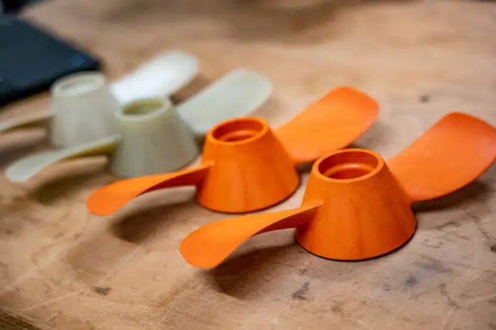 The first project tests ocean-bound plastics for integration into Torqeedo's iconic orange propellers.