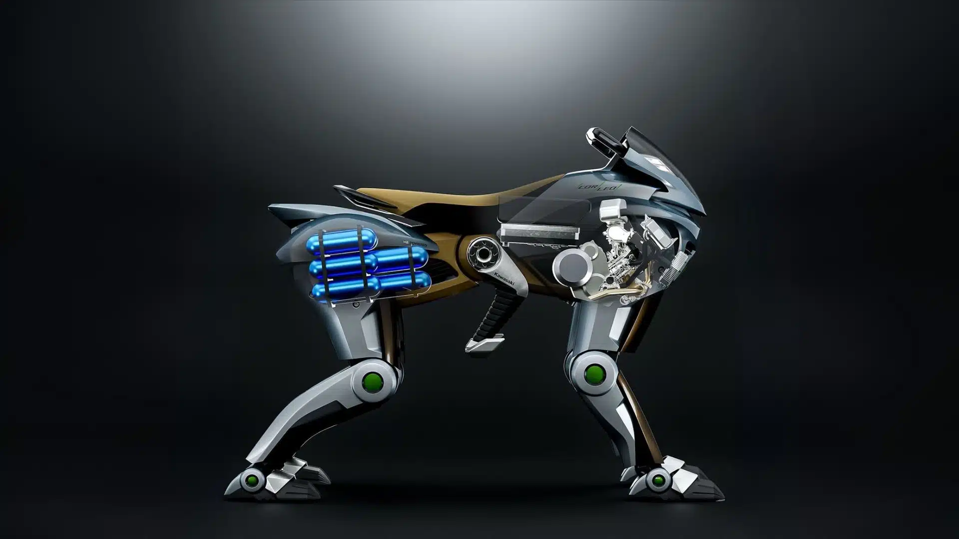 robotic-horse Kawasaki unveils hydrogen-powered robotic horse that you can ride