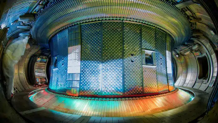 The interior of WEST, the tungsten (W) Environment in Steady-state Tokamak, where the fusion record was achieved.