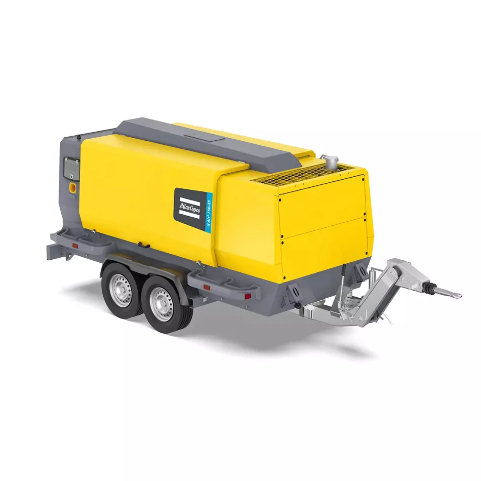Compact mobile air compressor for drilling X-Air⁺ 750-25